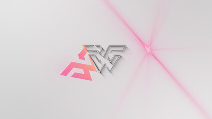 Elegant Corporate Shadow Outline 4k 1:1 16:9 9:16 Logo Reveal