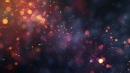 Generative AI : Fireworks with Abstract bokeh background - obrazy, fototapety, plakaty