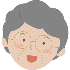 할머니 얼굴