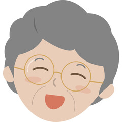 할머니 얼굴