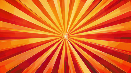 Fototapeta premium Sunburst geometric pattern, radiating lines and shapes for a dynamic effect,