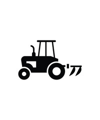 tractor icon, vector best flat icon.