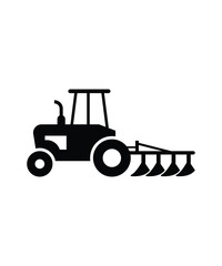tractor icon, vector best flat icon.