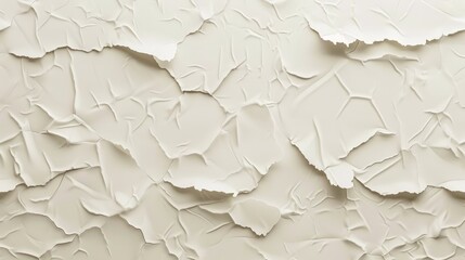 Peeling white wall texture close-up