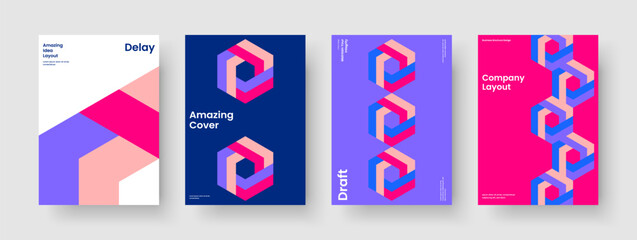 Fototapeta premium Abstract Poster Template. Geometric Background Layout. Creative Business Presentation Design. Brochure. Banner. Book Cover. Flyer. Report. Brand Identity. Magazine. Advertising. Leaflet. Catalog