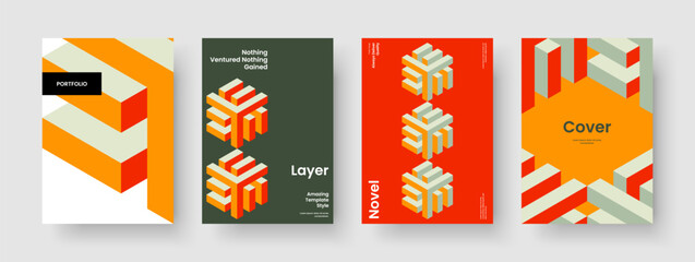 Isolated Book Cover Template. Modern Brochure Design. Geometric Background Layout. Business Presentation. Report. Flyer. Poster. Banner. Handbill. Magazine. Pamphlet. Newsletter. Journal. Notebook