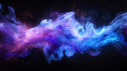 Abstract background featuring swirling smoke elements