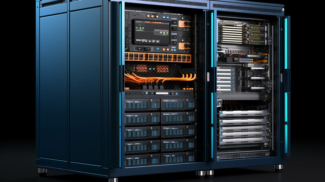rack mounted servers  high definition(hd) photographic creative image