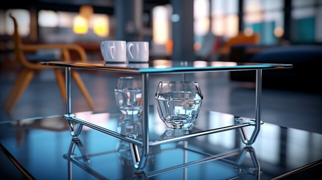 glasses on the table  high definition(hd) photographic creative image