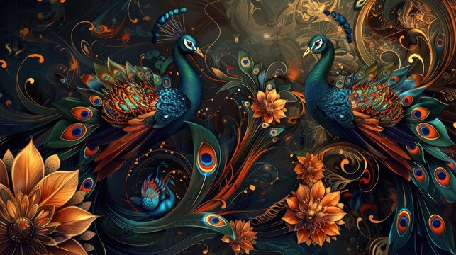 Floral pattern,  Floral pattern images, Seamless patterns with flowers, Floral pattern wallpaper, and Peacock patterns with flowers are also included