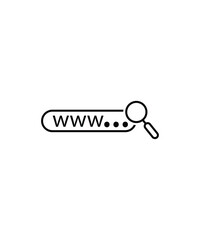 search icon, vector best flat icon.