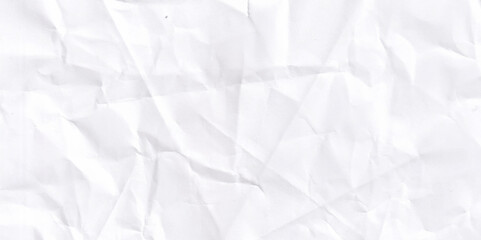 Clean white paper, wrinkled, abstract background. White paper wrinkled texture abstract background.