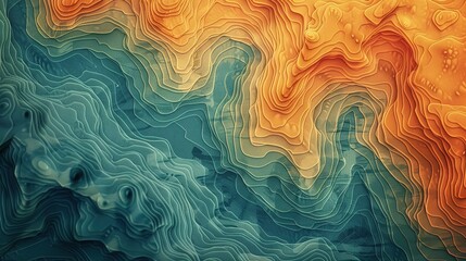 Abstract background of topography and geography map grid