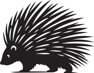 Porcupine  Silhouette Design 