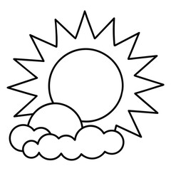 sun and clouds