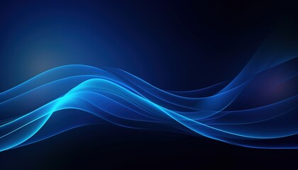 Fototapeta na wymiar Futuristic technology abstract blue background with a glowing neon outline, tech background flat 