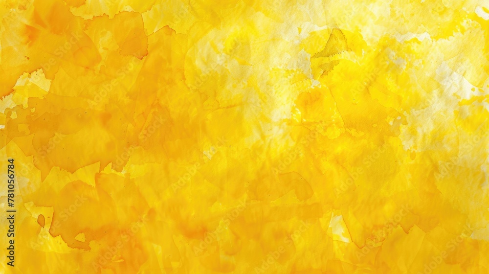 Poster close up of a painting on a yellow background, suitable for artistic concepts