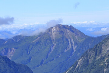 Mt.Yake seen from Mt.Chogatake