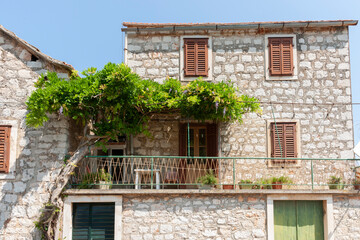 Typical stone European residential property