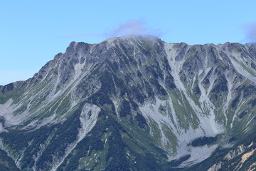 Mt.Minamidake seen from Mt.Chogatake