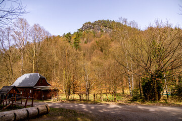 Eine frühlingshafte Wandertour über die Hirschmühle zum Carolafelsen in der Sächsische Schweiz - Schmilka - Sachsen - Deutschland