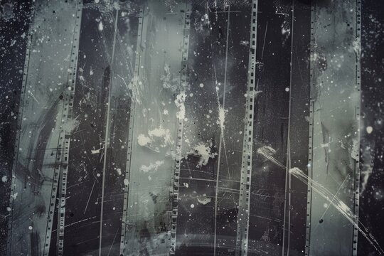 Fototapeta Black and white photo of a city, suitable for various design projects