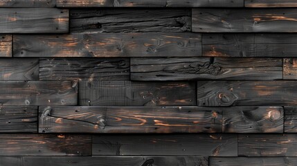 Black wood texture. wood background old panels