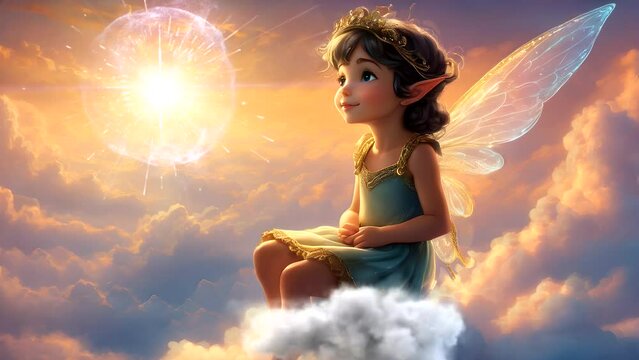 Little fairy in the sky