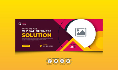 Customizable Facebook Cover Banner Templates for Your Social Media Posts