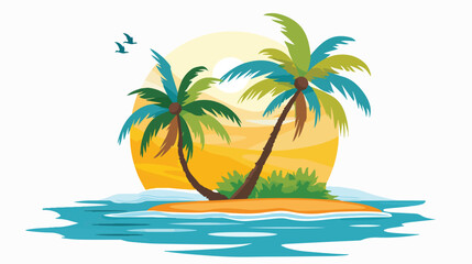 Summer Vacation Holiday Tropical Ocean Island