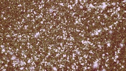 Golden glitter sparkles loop background