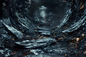 Plunging into the Abyss A Surreal Journey through the Heart of Darkness and Uncertainty