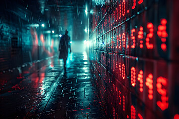 Plunging into the Cybercrime Underworld A Neon Drenched Alley in the Grips of Extortion and Mystery