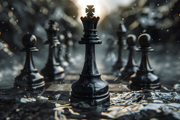 Shrouded Strategies Navigating the Obsidian Deception of Midnight Chess