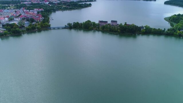 Beautiful Landscape Lake Elk Jezioro Krajobraz Aerial View Poland