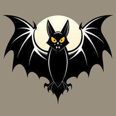 Bat Silhouette Art & Design Ideas