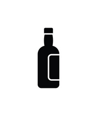 wine bottle icon, vector best flat icon.