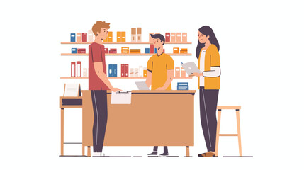 Service Concept.Vector Illustration flat vector isolated