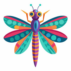 Colorful Dragonfly Vector Captivating Illustrations for Your Designs