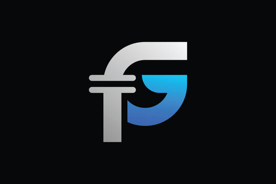 Minimal Letter FG Logo Template Design  Vector Illustration. Abstract logo, creative letter fg design illustration simple logo.