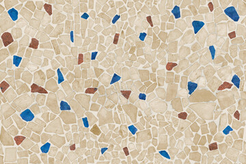Seamless high-resolution texture of biege stone fragments - 781087103