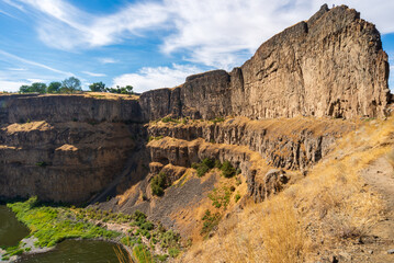 View of the State Waterfall Palouse Falls State Park, Washington State