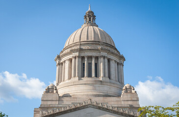 Fototapeta na wymiar Washington State Capitol Building, State government office in Olympia, Washington State