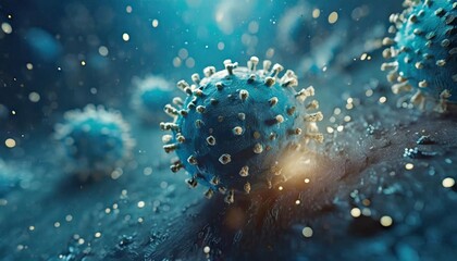 virus cell background for banner and cover page covid 19 disease pandemic coronavirus disease outbreak concept 3d render