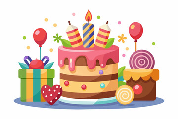 birth-day-cake-with-candy-vector-illustration-whit-background