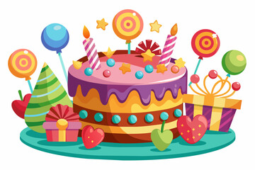 birth-day-cake-with-candy-vector-illustration-whit-background