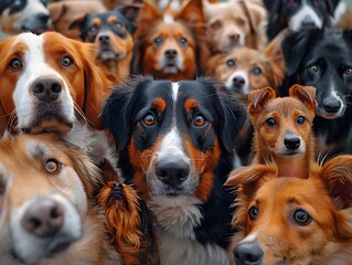 Heartwarming Gathering of Adorable Pups at a Caring Daycare Center Emphasizing the Beauty of Companionship and Enrichment