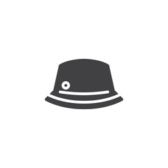 Panama hat vector icon - 781098584