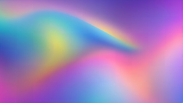 Blurred colored abstract background Smooth transitions of iridescent colors