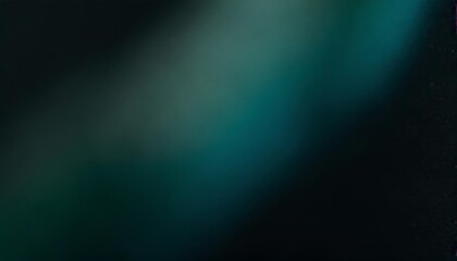 blurred gradient gradient of black blue and green colors with noise effect abstract background generative ai